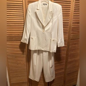 Vintage Lorenza White Pantsuit